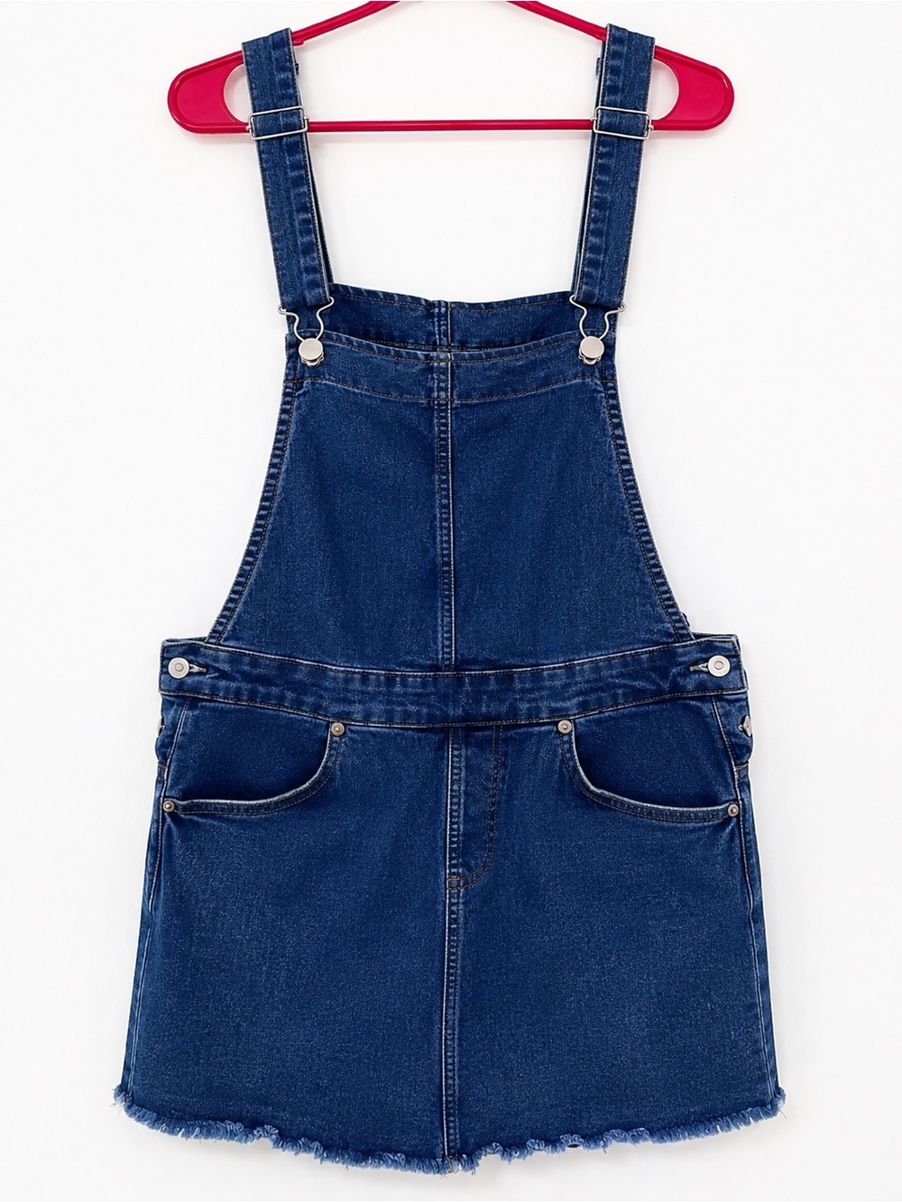 Forever 21 Dark Blue Denim Overall Skirt